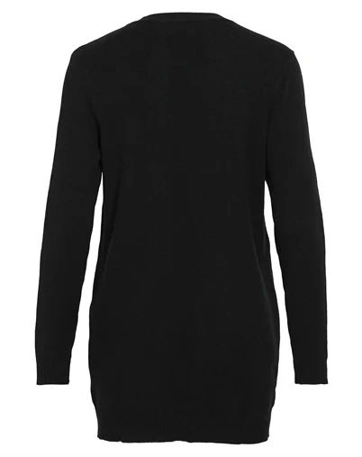Vila - VIRil Open Strik Cardigan - Black